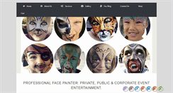 Desktop Screenshot of professionalfacepainter.com