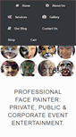 Mobile Screenshot of professionalfacepainter.com